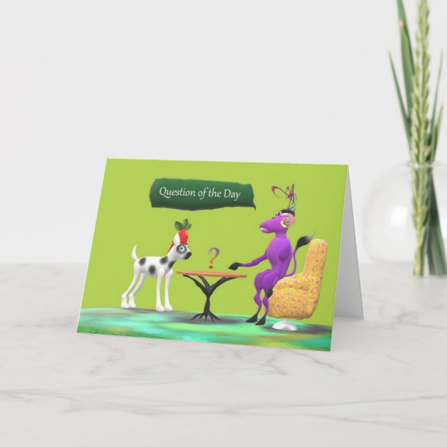 Carte Question du jour (Devant)