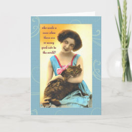 Carte qui a besoin d'un homme tant de bons chats