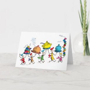 Carte Qui porte le festin de Noël