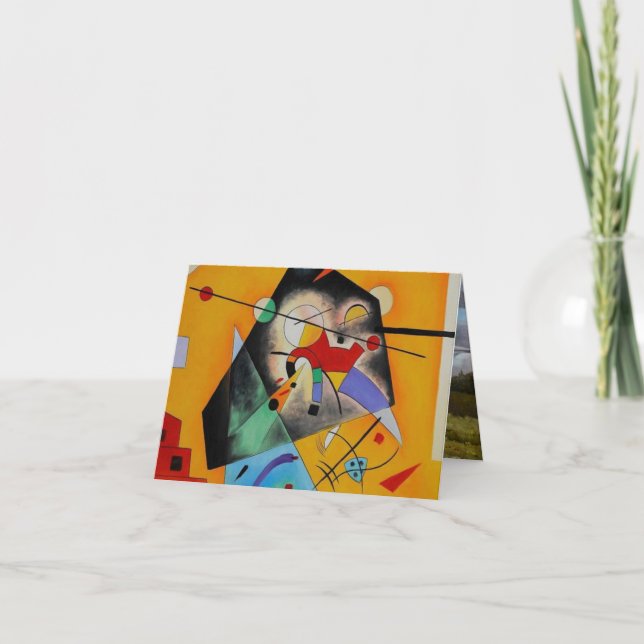 Carte Quiet Harmony Wassily Kandinsky (Devant)