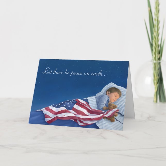 Carte Qu'il y ait la paix sur terre... (Devant)