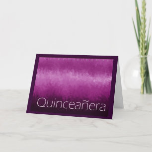 Carte Quinceanera