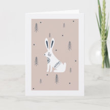 Quirky Hare Easter Card