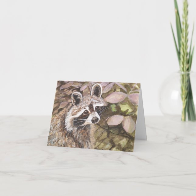 Carte Raccoon Note (Devant)