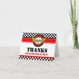 Carte Race Car fête d'anniversaire