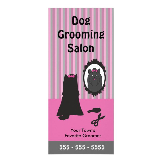 Carte rack de dressage de chien - Personnalisable  (Devant)