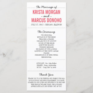Carte rack du programme de mariage Silhouettes sim