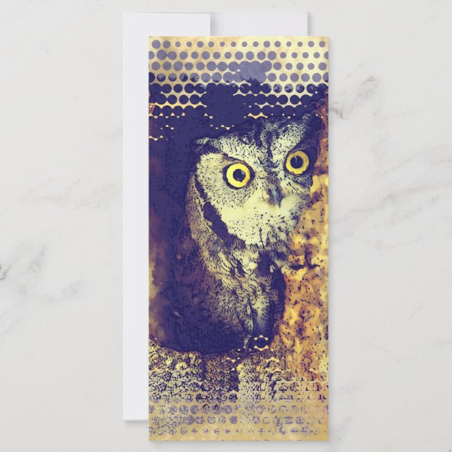 Carte rack OWL SCREECH (Devant)