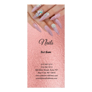 Carte rack personnalisée pour entreprise de ongles