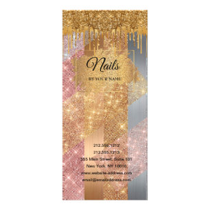 Carte rack personnalisée pour entreprise de ongles