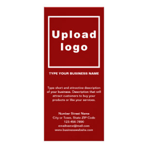 Carte rack rouge d'entreprise