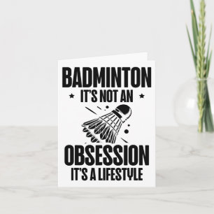 Carte Racket Scientifique Shuttle Joueur Badminton