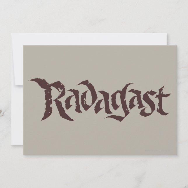 Carte RADAGAST™ Nom solide (Devant)
