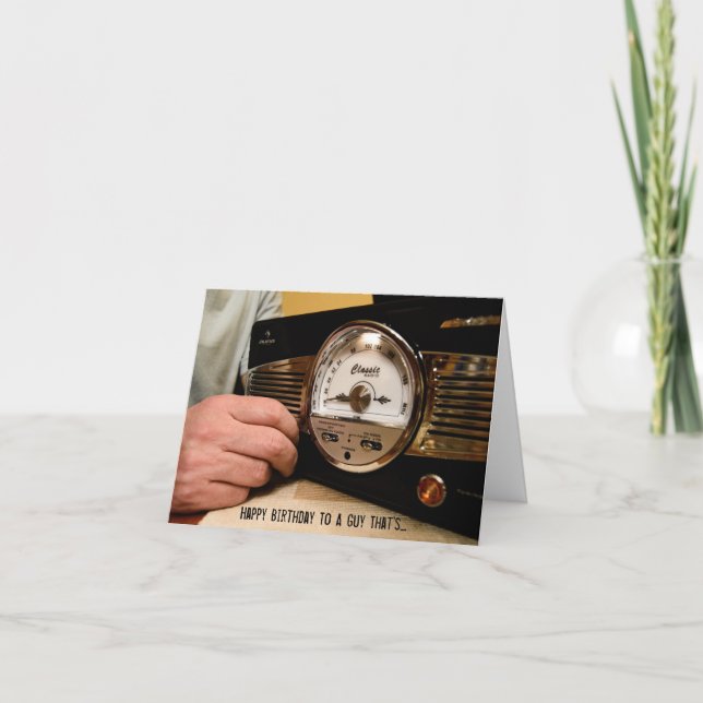 Carte Radio AM/FM Radio Lover (Devant)