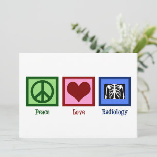 Carte Radiologie de l'amour de la paix