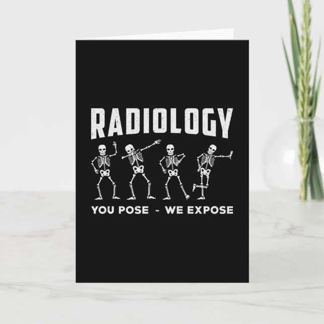 Carte Radiologie Nous Exposons Le Technologue Xray (Devant)