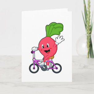 Carte Radish avec vélo