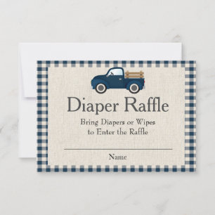 Carte Raffin Rustic Blue Truck