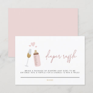 Carte Raffle ANDI Pink Poppin' Bouteilles