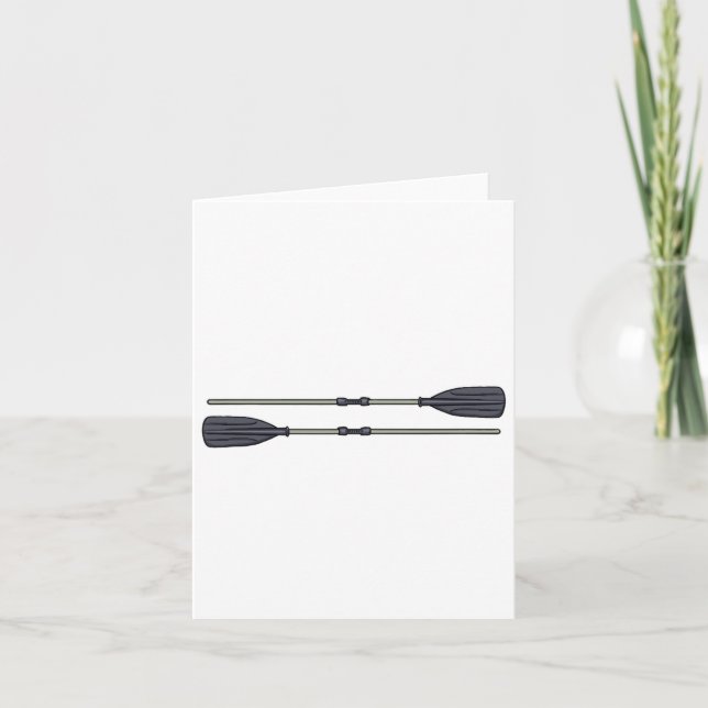 Carte Rafting Bateau d'eau blanche - Rivière (Devant)