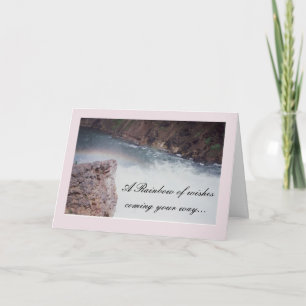 Carte Rainbow Birthday Wings