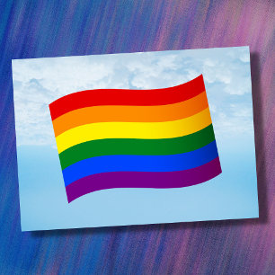 Carte Rainbow Flag Gay pride LGBT L'amour est l'amour
