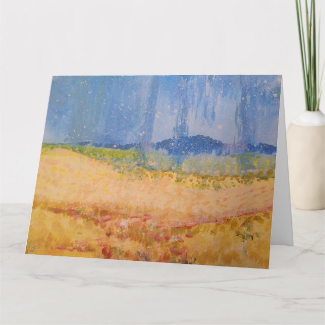 Carte Rainy day applaudissez la citation d'encouragement (Devant)