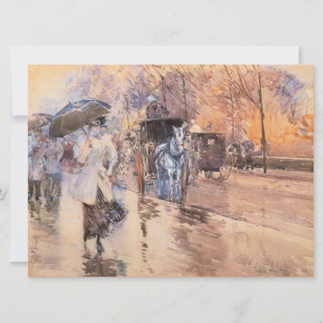 Carte Rainy Day sur Fifth Avenue (New York City) (Devant)