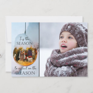 Carte Raison de la Nativité de la saison - une ou deux p