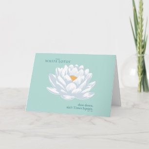 Carte Ralentissez, Ain’t Times Carré - Le Lotus Blanc