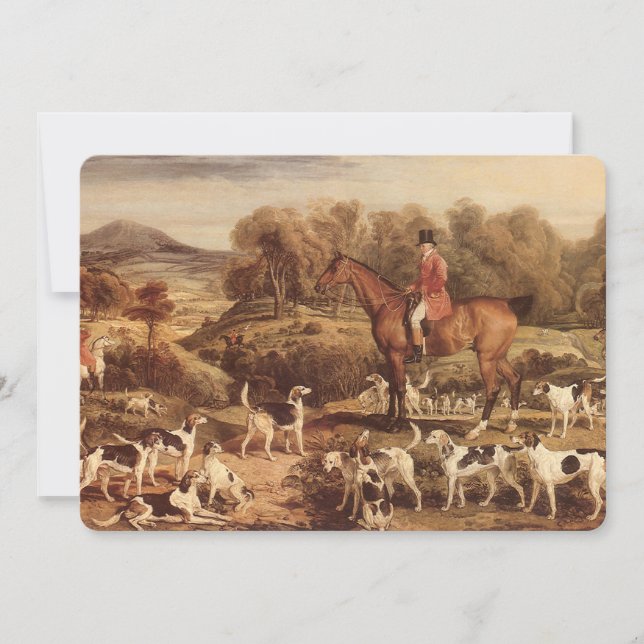 Carte Ralph Lambton et ses Hounds par James Ward (Devant)