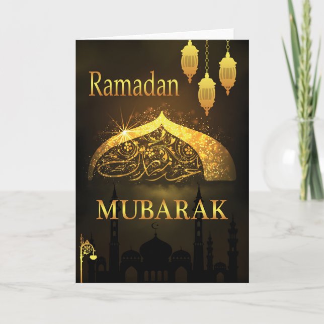 Carte Ramadan Al Adha and Fiter (Devant)