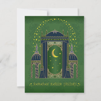 Carte Ramadan Kareem salutations