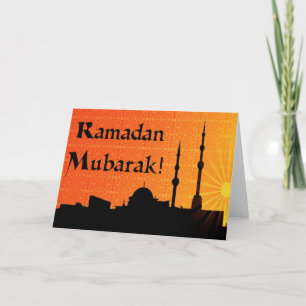 Carte Ramadan Mubarak