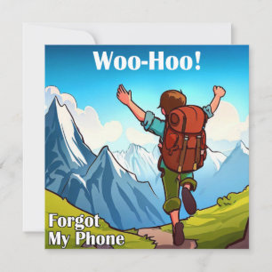 Carte Randonnée Woo-Hoo a oublié mon téléphone