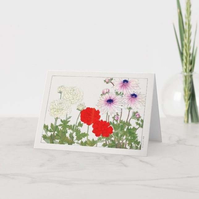 Carte Ranunculus par Tanigami Konan (Devant)