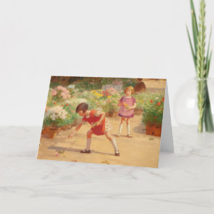 Carte Rassembler les fleurs Victor Gabriel Gilbert