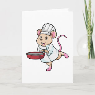 Carte Rat comme Cuire avec Pan & Cuisine casquette