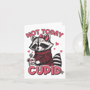 Carte Raton Laveur Drôle Pas Aujourd'hui Cupidon Mème Sa
