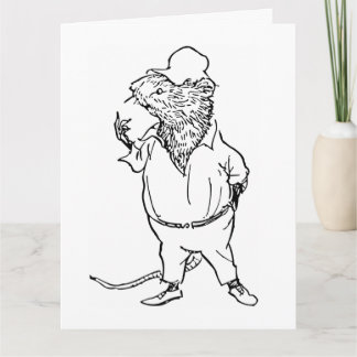 Carte Ratty - Le Vent dans les Saules (Illustration de 1
