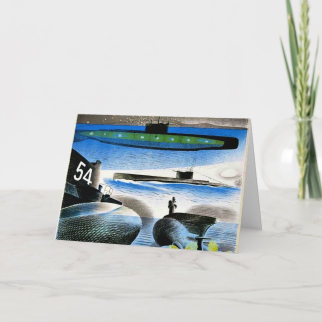 Carte Ravilieux - Différents aspects des sous-marins, (Devant)