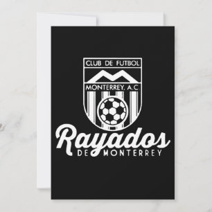 Carte Rayados De Monterrey Mexique Rétro 86 Futbol Footb