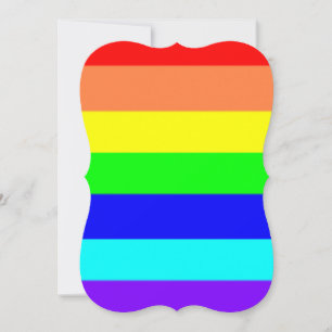 Carte Rayures arc-en-ciel