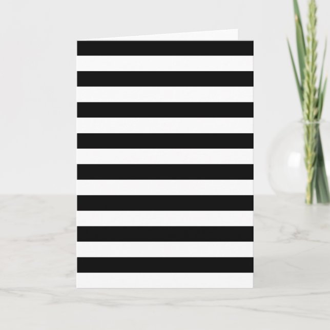 Carte Rayures noires (Devant)