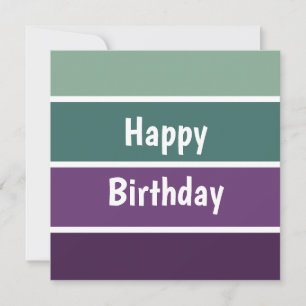 Carte Rayures Vertes Et Violettes