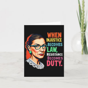 Carte Rbg Quand L'Injustice Devient La Résistance À La L