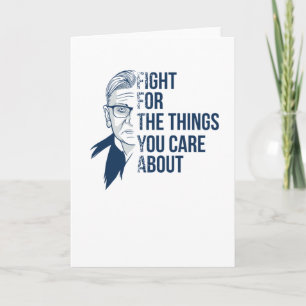 Carte RBG Ruth Bader Ginsburg - Feminism