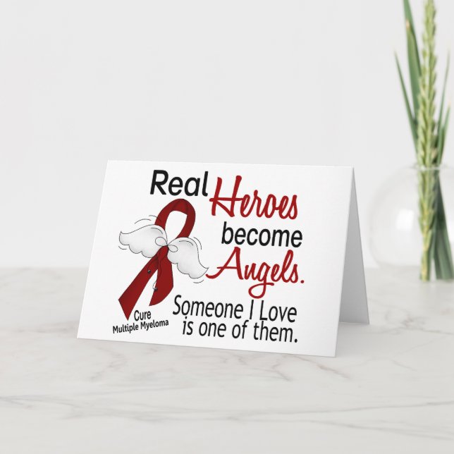 Carte Real Heroes Become Angels Multiple Myeloma (Devant)