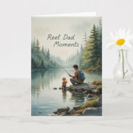 Carte Real Papa Aventures Fête des pères Lac Pêche