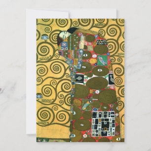 Carte Réalisations alias L'Embrassement de Gustav Klimt